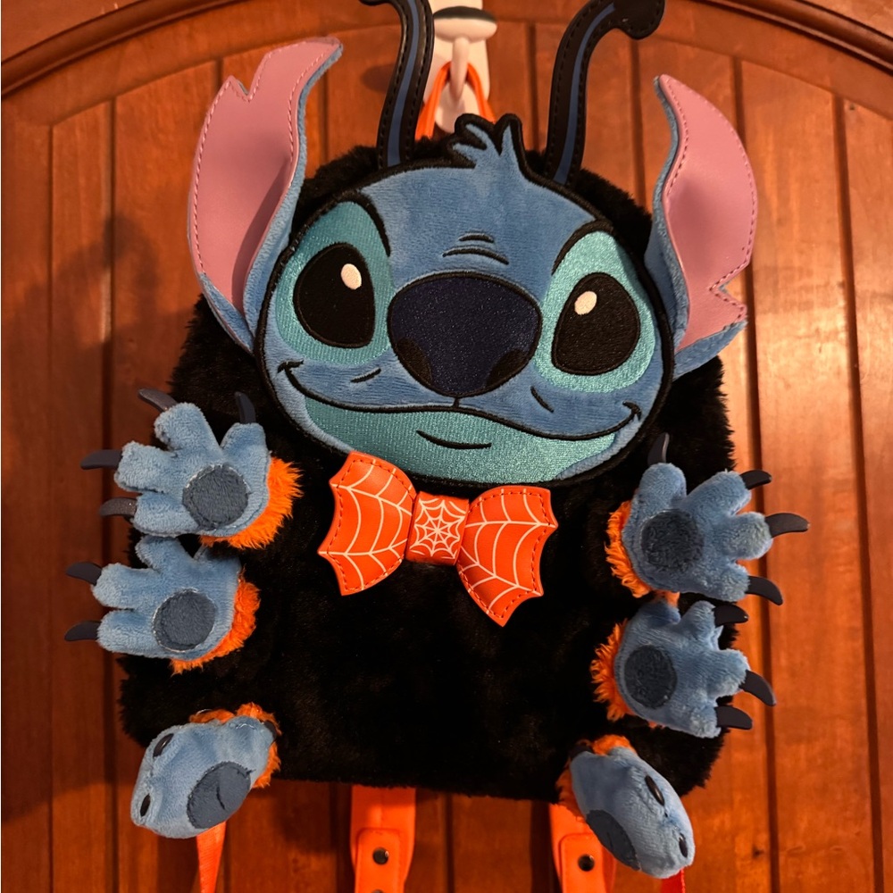 Loungefly Black and Blue Stitch Backpack